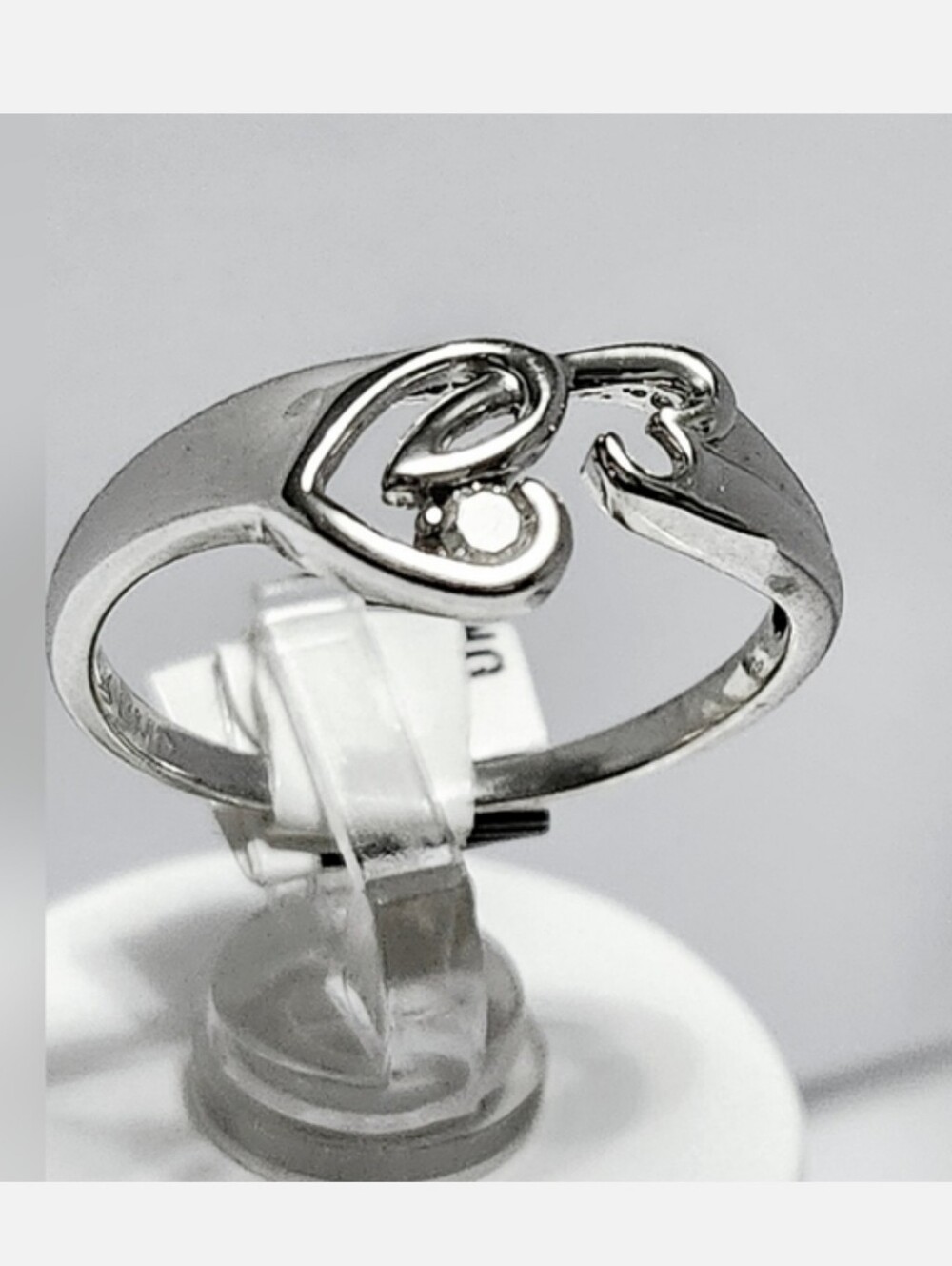 10KW Gold Diamond Heart❤️  Ring 7